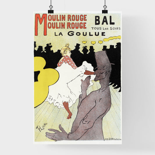 Henri de Toulouse-Lautrec – Moulin Rouge: La Goulue Poster