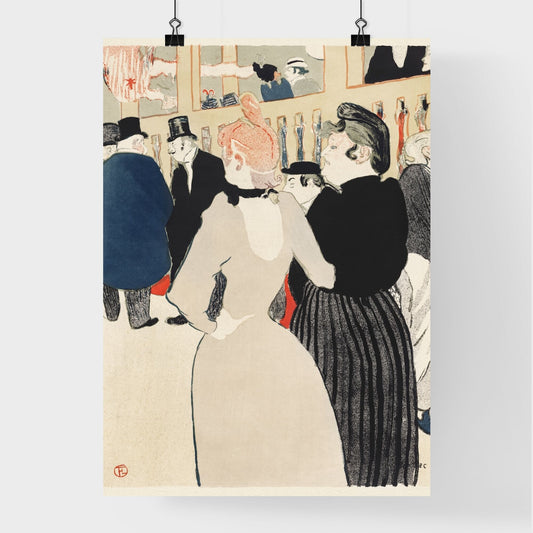 Henri de Toulouse–Lautrec – At the Moulin Rouge Poster