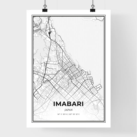 Imabari Japan - Premium City Map Poster