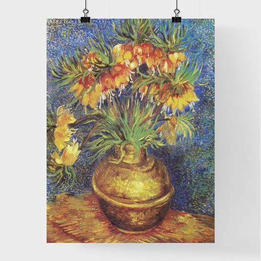 Imperial Fritillaries in a Copper Vase – Vincent van Gogh Poster