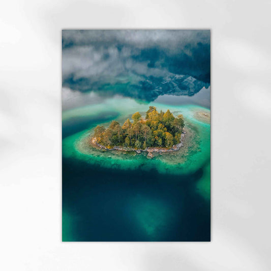 Eibsee – Aerial Wall Art Print from Bavaria