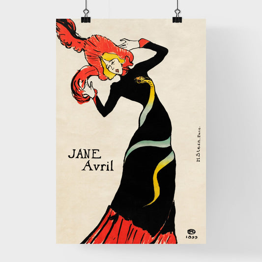 Jane Avril – Henri de Toulouse-Lautrec Poster