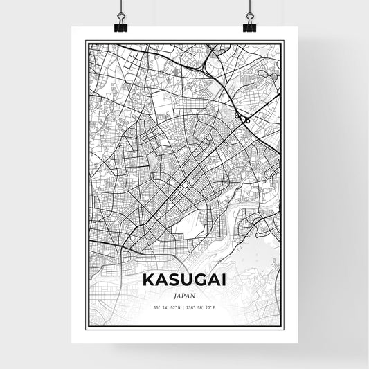 Kasugai Japan - Premium City Map Poster