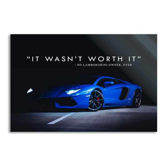Lamborghini Owner - Leinwandbild Motivation