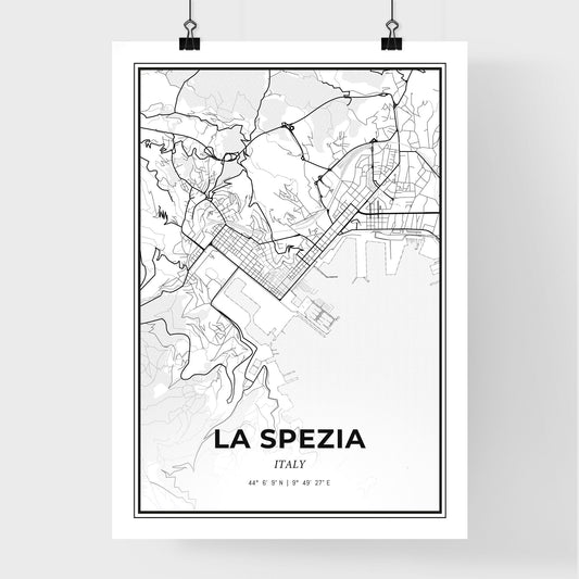 La Spezia Italy - Premium City Map Poster