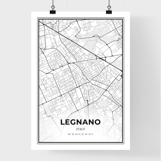 Legnano Italy - Premium City Map Poster