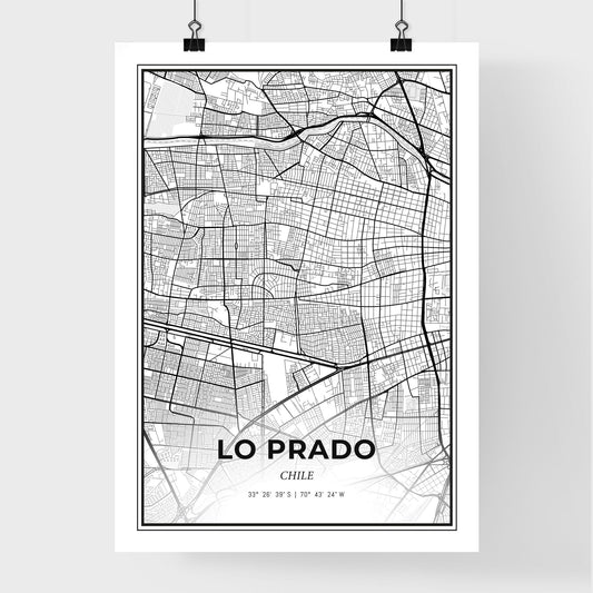 Lo Prado Chile - Premium City Map Poster