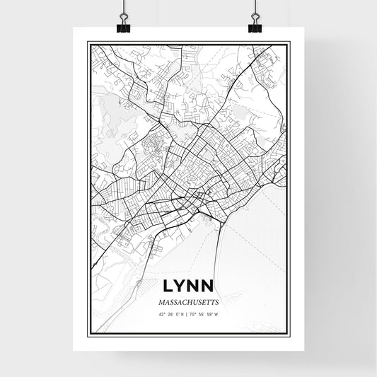 Lynn Massachusetts - Premium City Map Poster