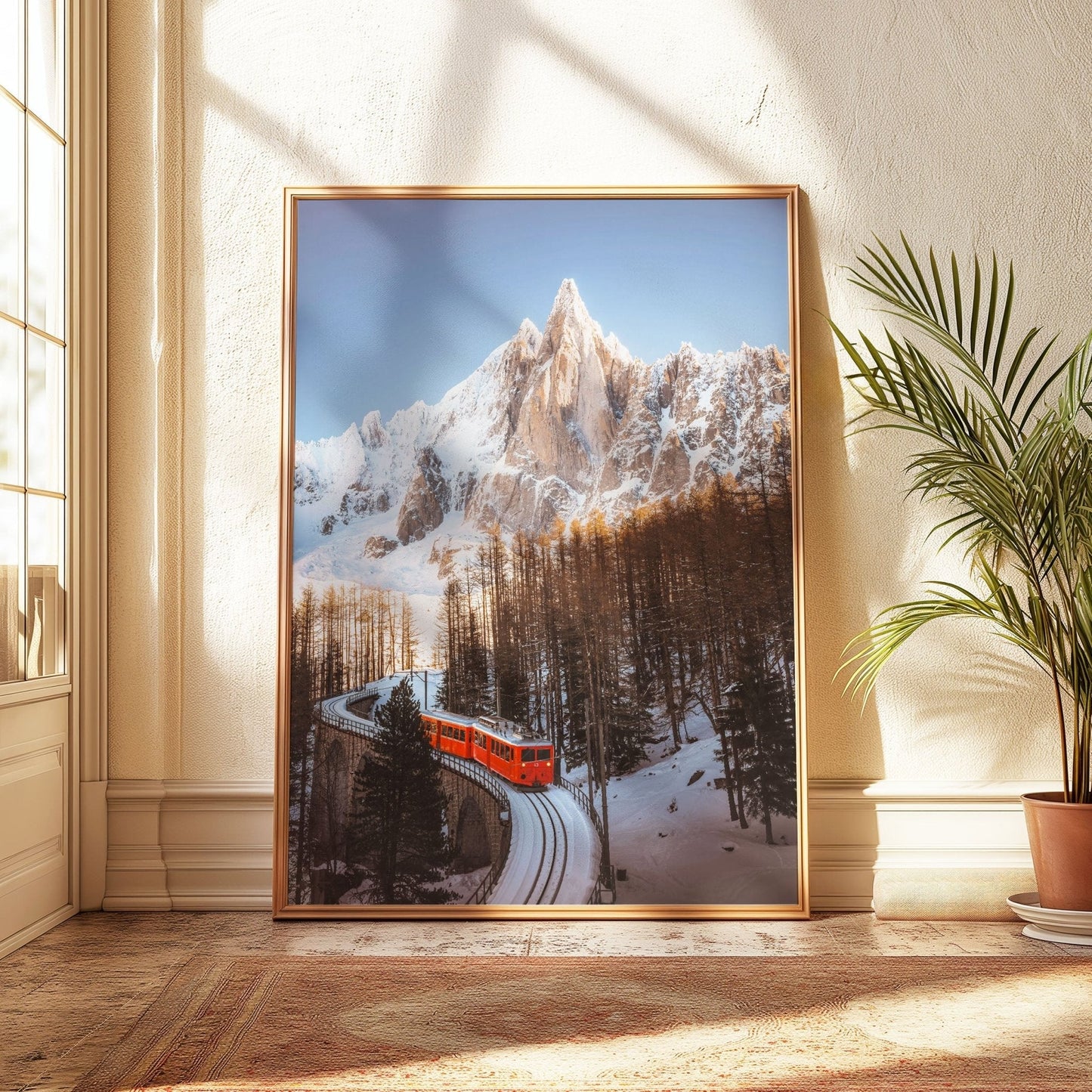 Chamonix Mountains Triptych Wall Art Set
