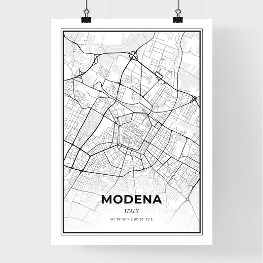 Modena Italy - Premium City Map Poster