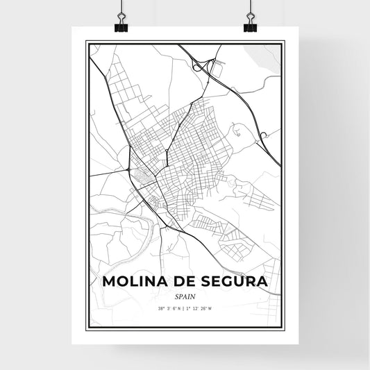 Molina de Segura Spain - Premium City Map Poster