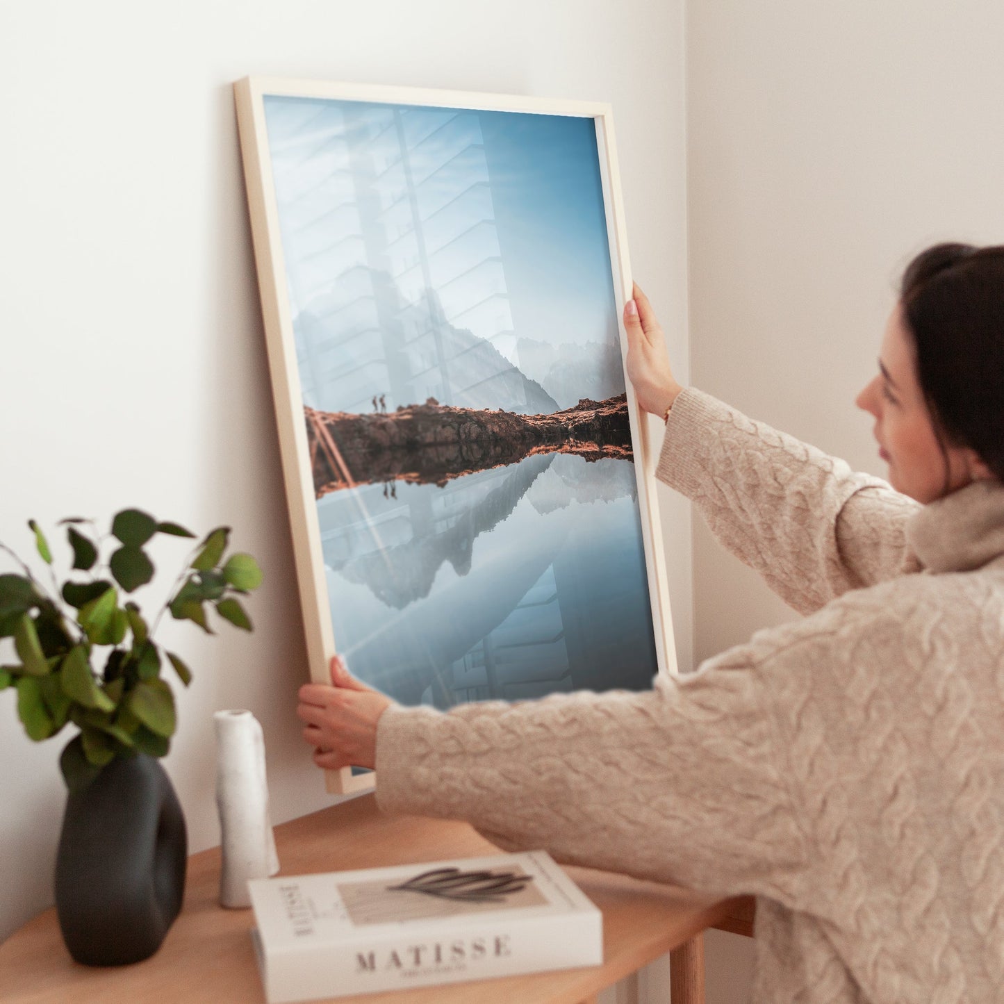 Lacs des Chéserys Reflection Print – Tour du Mont Blanc Wall Art