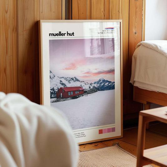 Mueller Hut Wall Art Print – Aoraki / Mount Cook