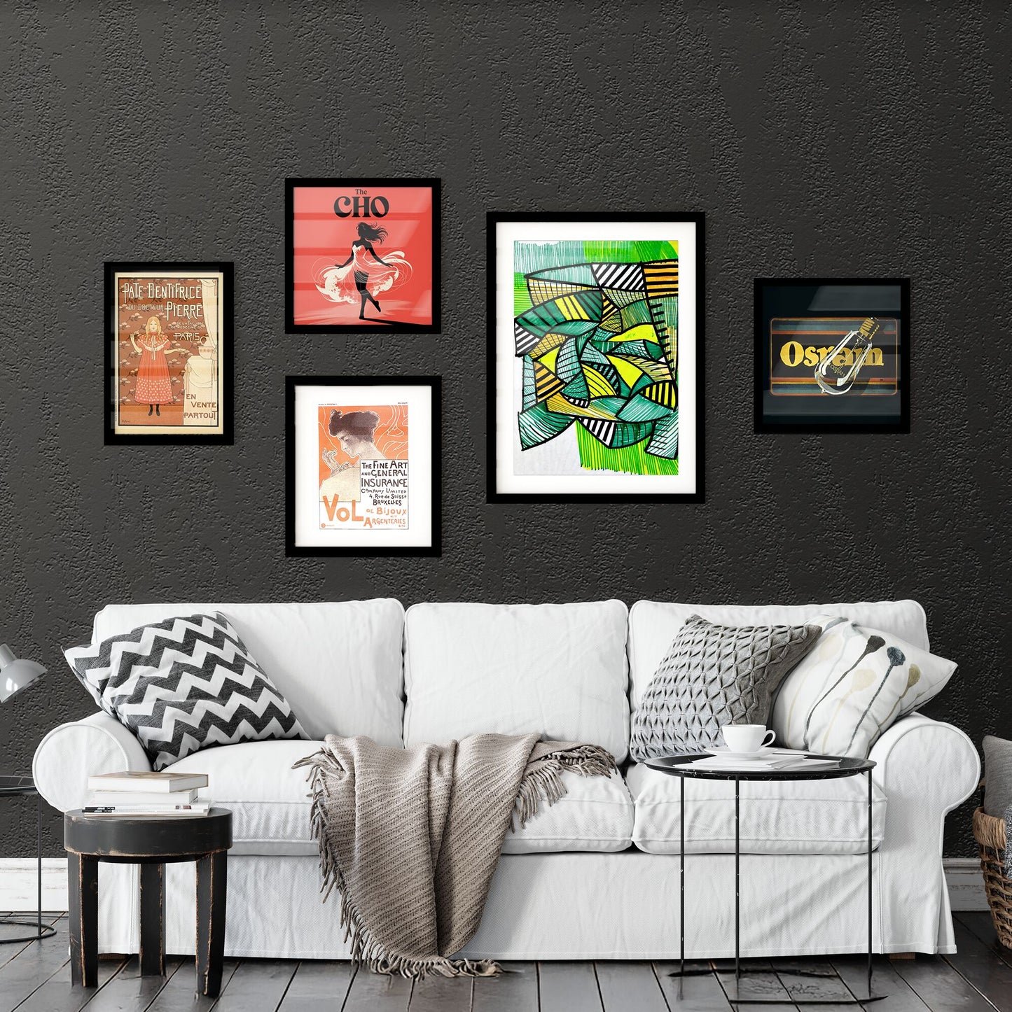 Organic Patterns: A Dance Between Green and Yellow Vibes Collection