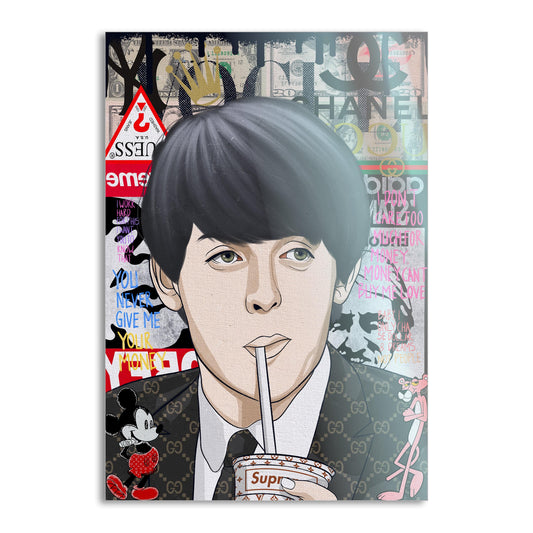 Paul McCartney - Leinwandbild Pop Art