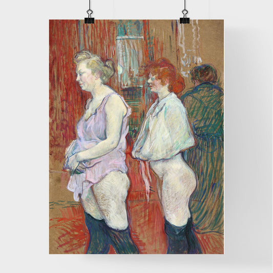 Rue des Moulins – Henri de Toulouse-Lautrec Poster