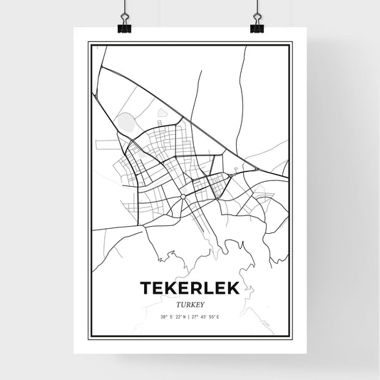 Tire Turkey - Premium City Map Poster