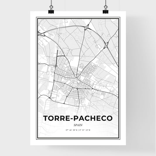 Torre-Pacheco Spain - Premium City Map Poster