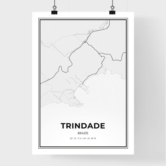 Trindade Brazil - Premium City Map Poster