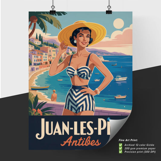 Vintage Chic at Juan-Les-Pins: A Glamorous Seaside Escape in Antibes