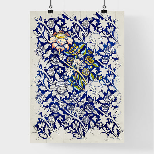 William Morris – Watercolour for Printed Fabric Design: Wey Poster