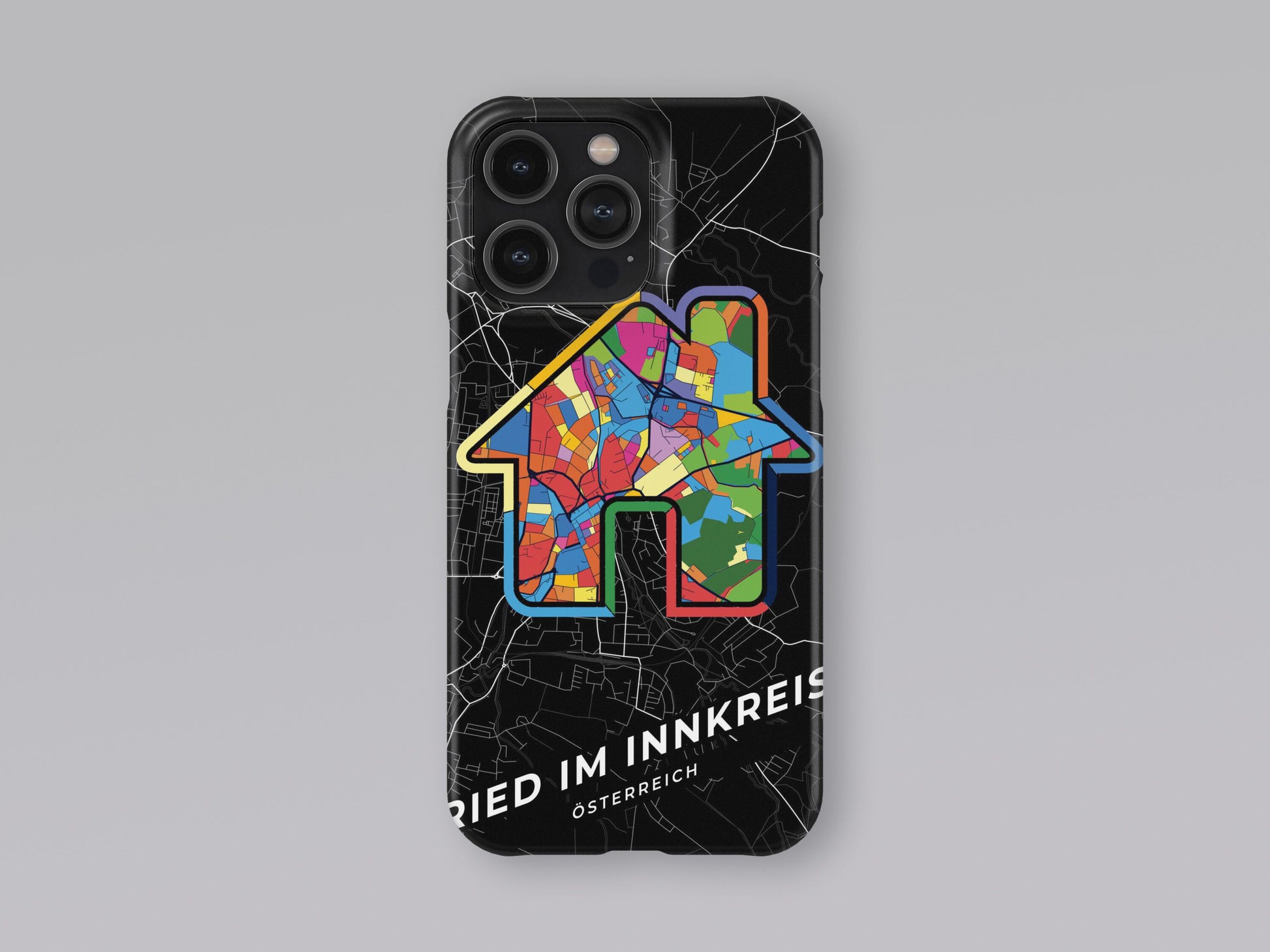 Ried Im Innkreis Österreich slim phone case with colorful icon. Birthday, wedding or housewarming gift. Couple match cases. 3