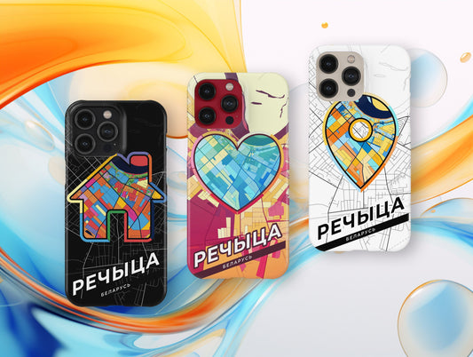 Речыца Беларусь slim phone case with colorful icon. Birthday, wedding or housewarming gift. Couple match cases.