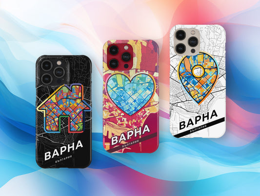 Варна България slim phone case with colorful icon. Birthday, wedding or housewarming gift. Couple match cases.