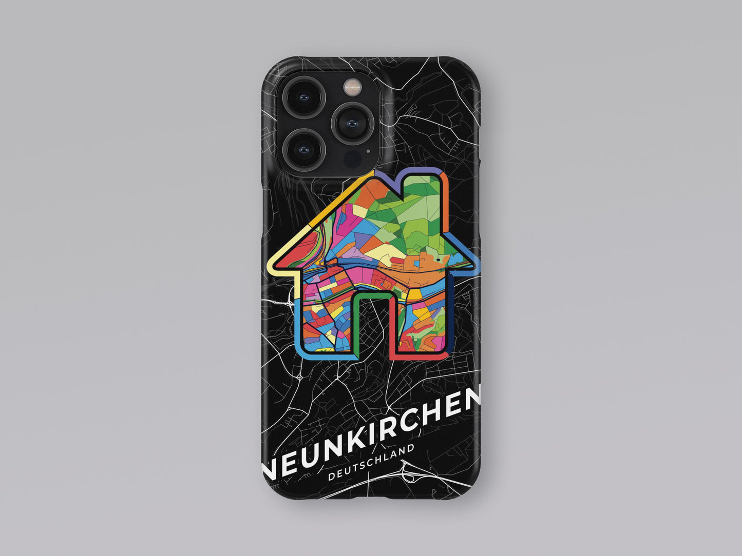 Neunkirchen Deutschland slim phone case with colorful icon. Birthday, wedding or housewarming gift. Couple match cases. 3