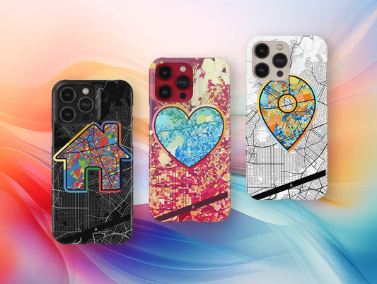 Νικαια Ελλαδα slim phone case with colorful icon. Birthday, wedding or housewarming gift. Couple match cases.