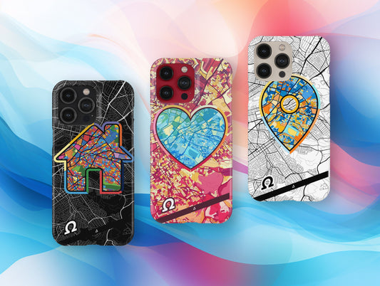 Ζωγραφου Ελλαδα slim phone case with colorful icon. Birthday, wedding or housewarming gift. Couple match cases.
