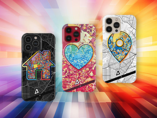 Κορυδαλλος Ελλαδα slim phone case with colorful icon. Birthday, wedding or housewarming gift. Couple match cases.