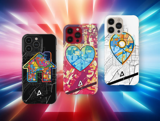Ροδος Ελλαδα slim phone case with colorful icon. Birthday, wedding or housewarming gift. Couple match cases.