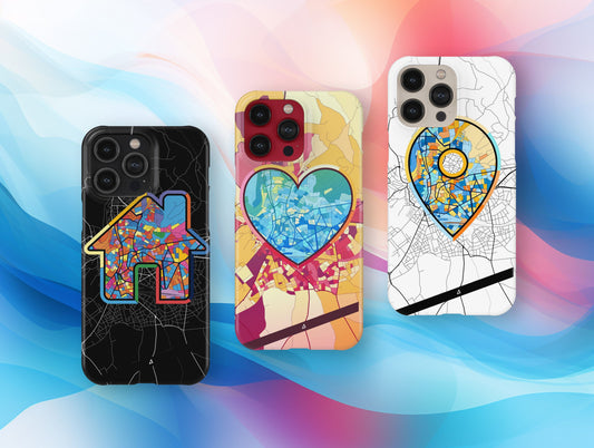 Κοζανη Ελλαδα slim phone case with colorful icon. Birthday, wedding or housewarming gift. Couple match cases.