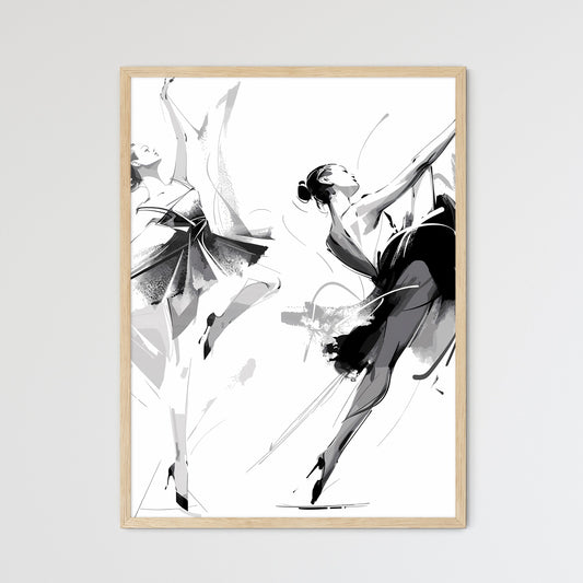 Woman In A Tutu Dancing Art Print Default Title