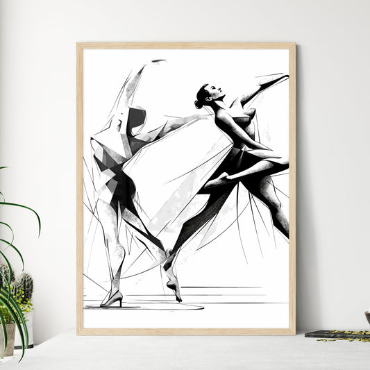 Couple Of Women Dancing Art Print Default Title