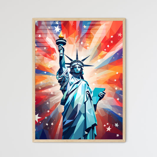 Low Poly Statue Of Liberty Art Print Default Title