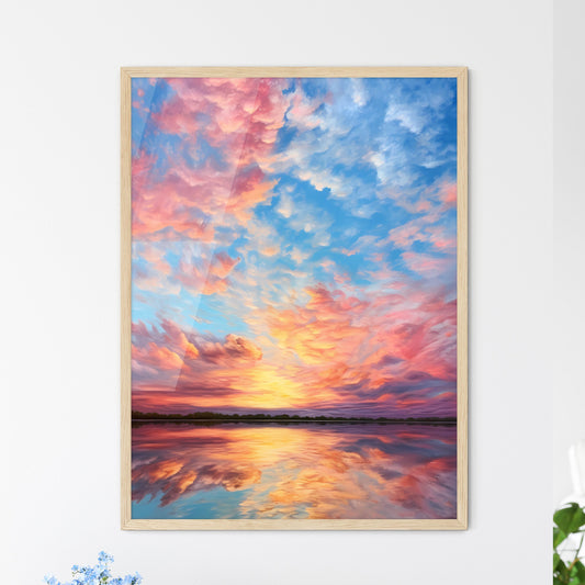 Sunset Over Water Art Print Default Title