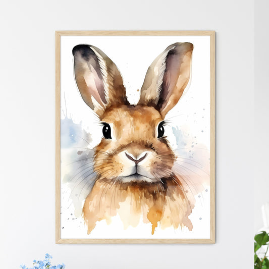 Watercolor Of A Rabbit Art Print Default Title