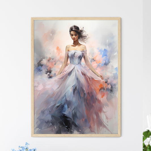 Painting Of A Woman In A Dress Art Print Default Title