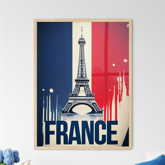 France - A Tower In Front Of A Flag Default Title