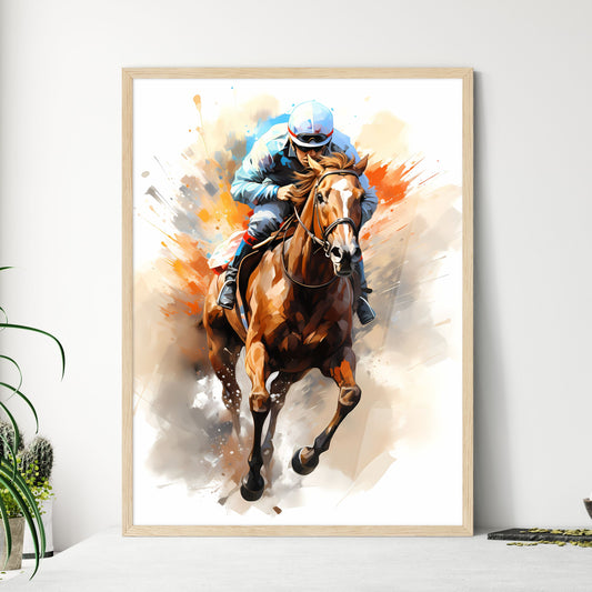 Speed - A Man Riding A Horse Default Title