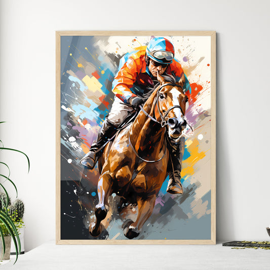 The Race - A Man Riding A Horse Default Title