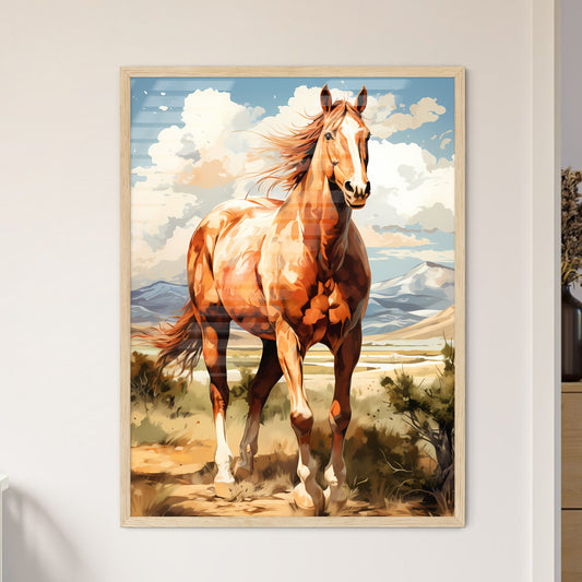 A Painting Of A Horse In A Field Default Title