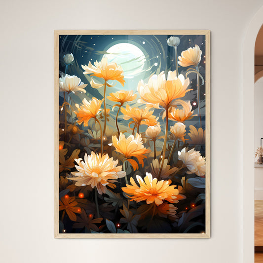 A Digital Art Of Flowers Default Title