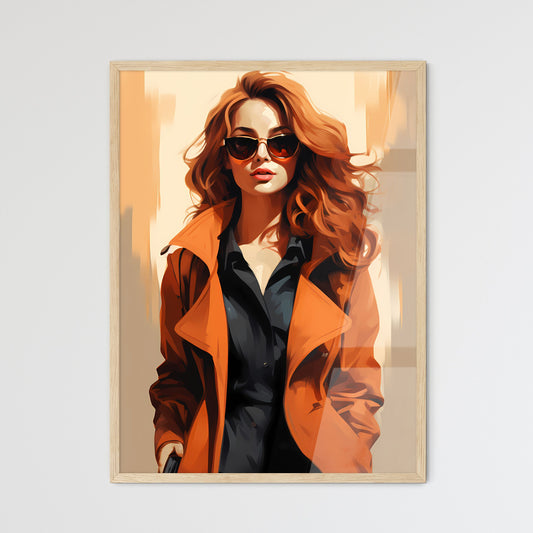 Style - A Woman Wearing Sunglasses And A Coat Default Title