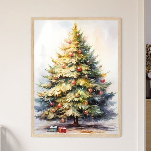 Holidays - A Painting Of A Christmas Tree Default Title