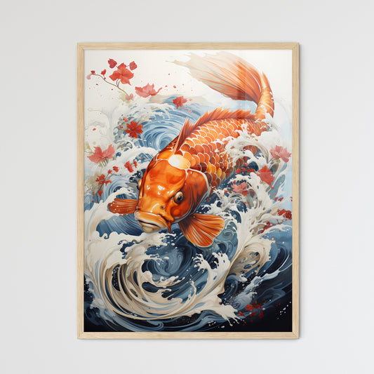 A Painting Of A Fish Swimming In Water Default Title