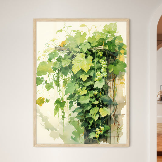 A Painting Of A Vine Plant Default Title