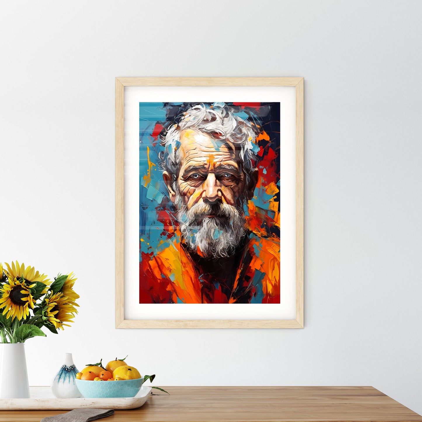 Aristotle - A Painting Of A Man With A Beard Default Title